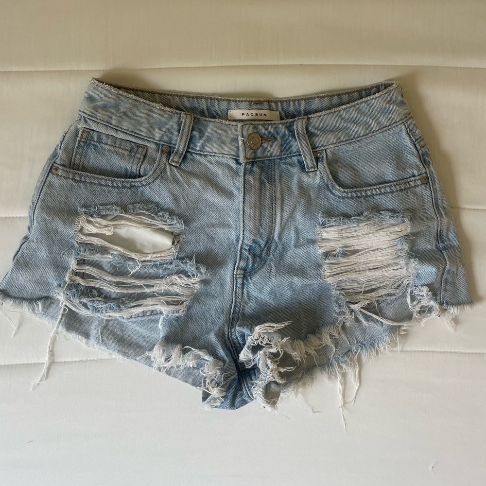 PacSun High Rise Festival Jean Shorts